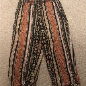 COPY - Boho crop flowy pants